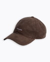 View of  Army Green Unisex Corduroy Baseball Cap.