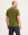 Back view of model wearing Avocado Crewneck Tee, Slim Fit.