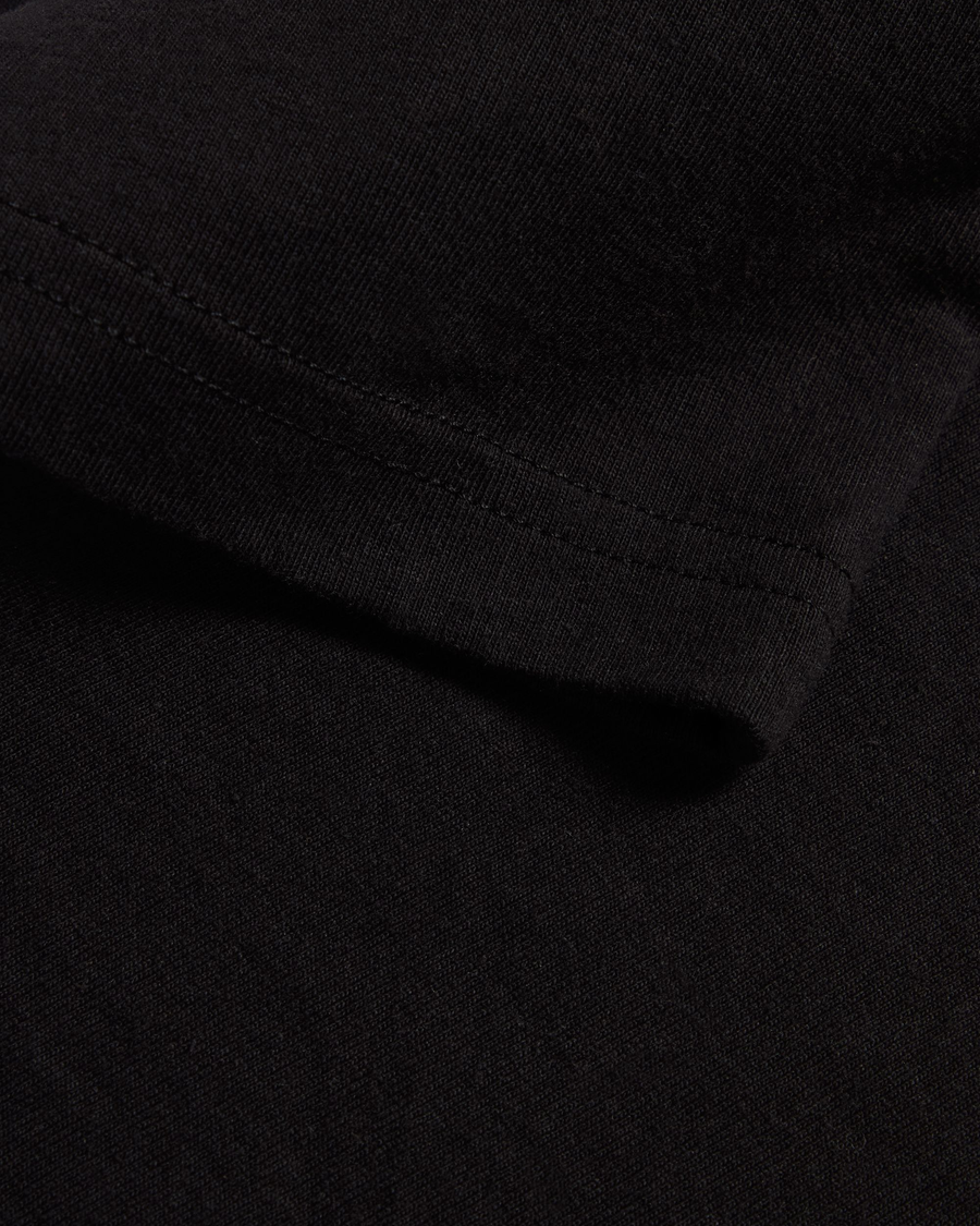 View of model wearing Beautiful Black Eighty-Six Crewneck Tee, Relaxed Fit.