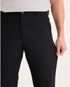 View of model wearing Beautiful Black Go Airweave Chino, Straight Fit.