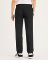 Back view of model wearing Beautiful Black Go Pant, Slim Fit with Airweave.