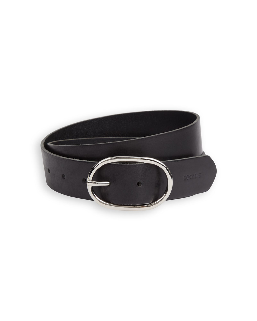 View of  Black Women's Casual Suede Belt.