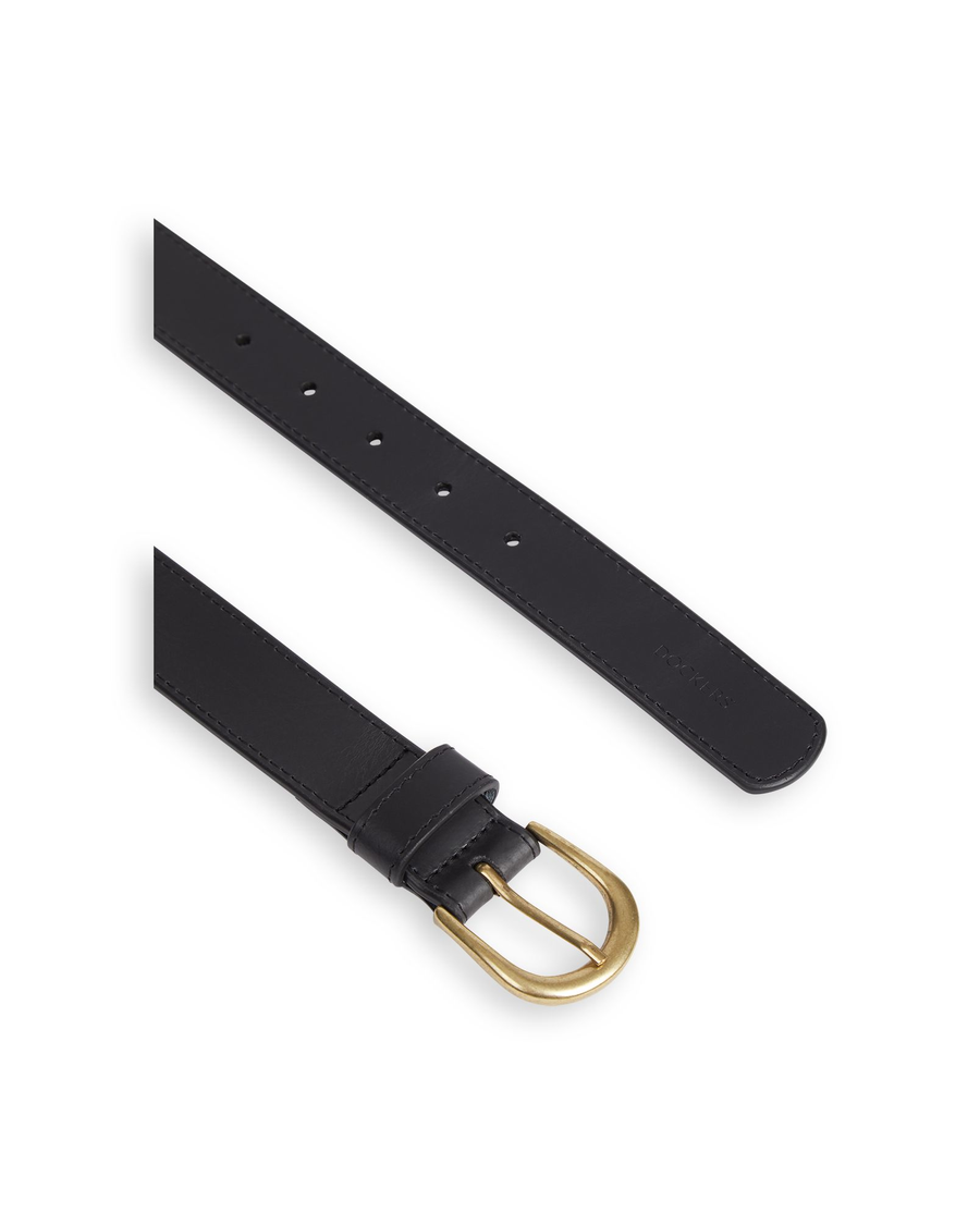 View of  Black Women's Refined Classic Belt.