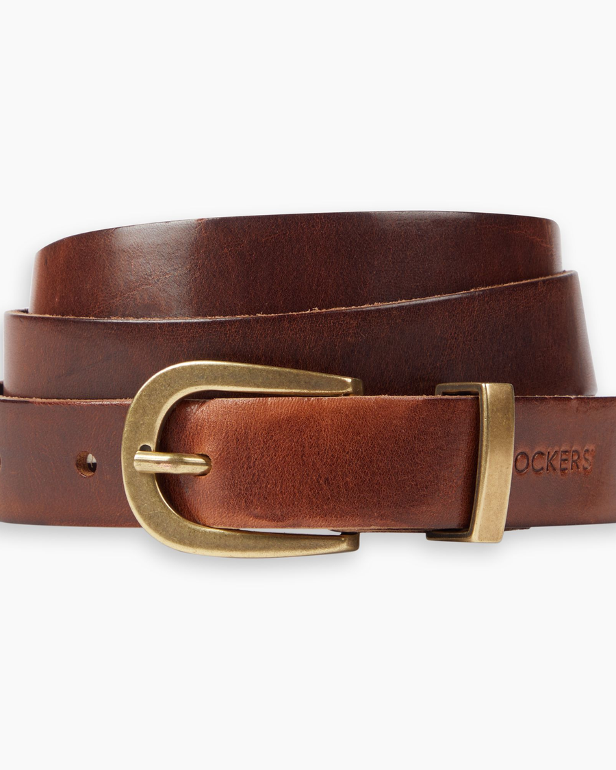 View of  Brown Women's Modern Classic Belt.