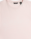 View of model wearing Calcite Graphic Tee, Slim Fit.