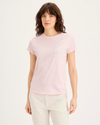 Front view of model wearing Calcite Graphic Tee, Slim Fit.