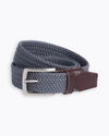 View of  Car Park Grey Men's Casual Braid Belt.