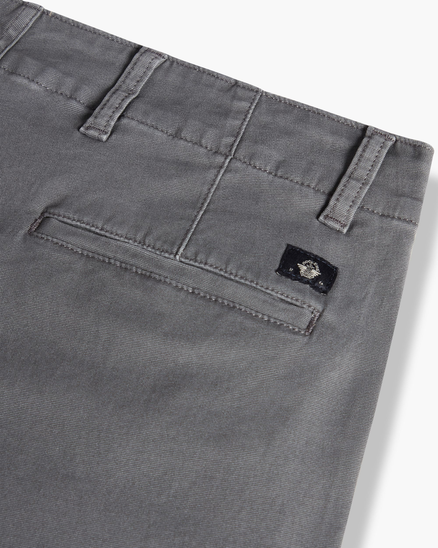 View of model wearing Car Park Grey Utility Cargo Pant, Straight Fit.