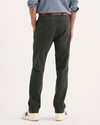 Back view of model wearing Chimera Alpha Chino Pants, Slim Fit.