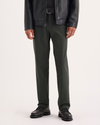 Front view of model wearing Chimera Crafted Khaki Pants, Slim Fit.