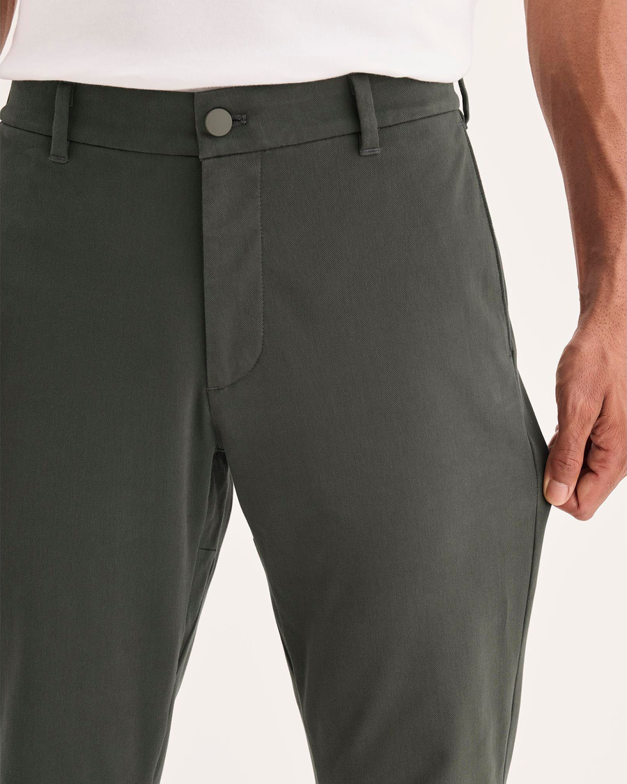 View of model wearing Chimera Go Activeflex Chino, Skinny Fit.