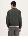 Back view of model wearing Chimera Mechanic's Jacket, Regular Fit.