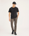 Front view of model wearing Chocolate Chip Original Chino Pants, Skinny Fit.