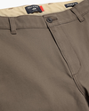 View of model wearing Chocolate Chip Ultimate Chinos, Slim Fit.
