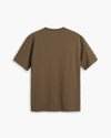 View of model wearing Coffee Liquer Eighty-Six Tee, Relaxed Fit.