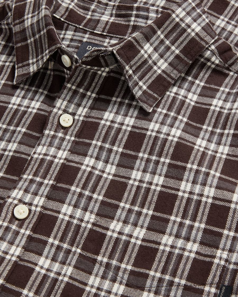 View of model wearing Darby Mole Original Shirt, Slim Fit.