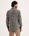 Back view of model wearing Darby Mole Original Shirt, Slim Fit.
