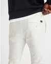 View of model wearing Egret Men's Skinny Fit Original Chino Pants.