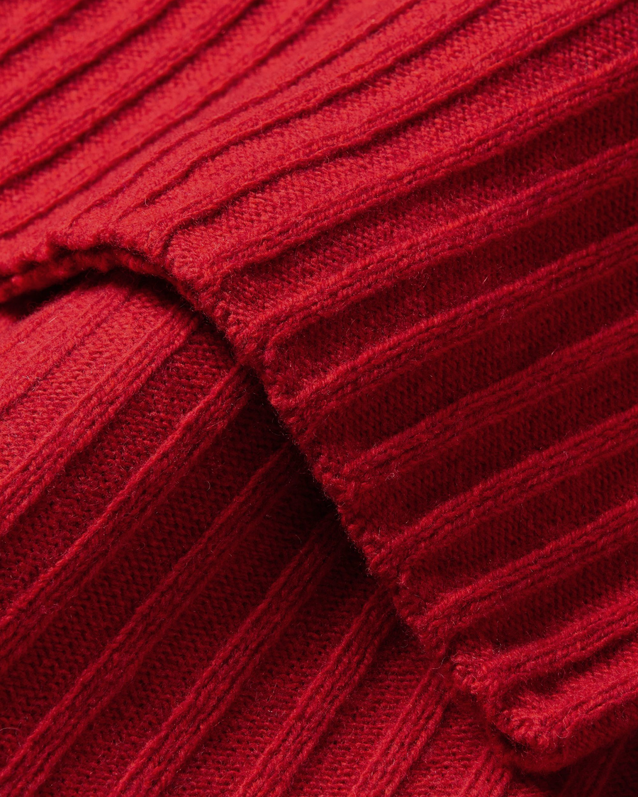 View of model wearing Fire Whirl Mockneck Sweater, Relaxed Fit.