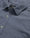 View of model wearing Folkstone Gray Original Shirt, Slim Fit.