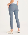 Back view of model wearing Folkstone Gray Weekend Chinos, Skinny Fit.