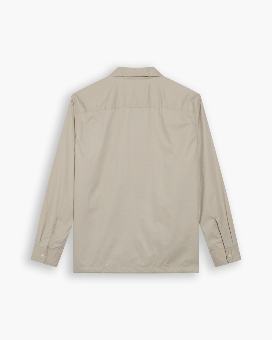 View of model wearing Grit Coach's Shirt, Relaxed Fit.