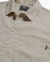 View of model wearing Grit Coach's Shirt, Relaxed Fit.