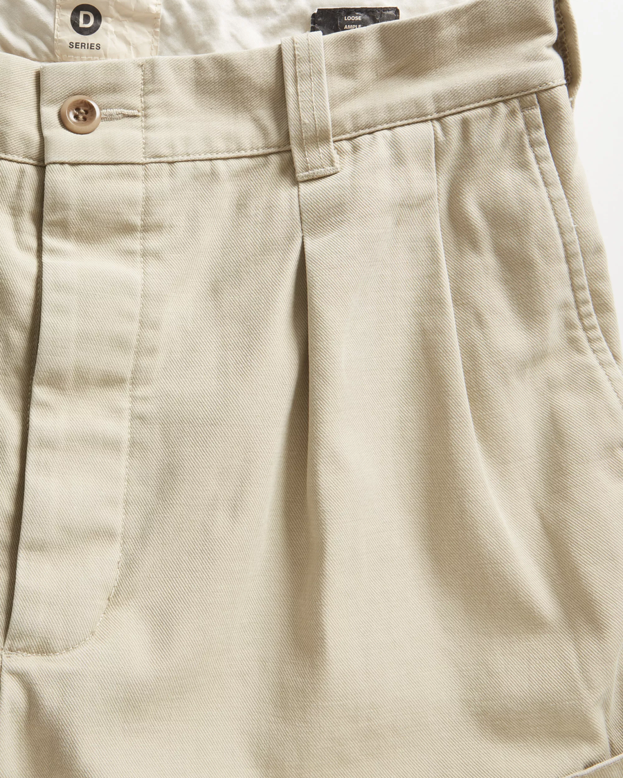 View of model wearing Hard Twist Khaki Dockers® x Transnomadica Utility Short.