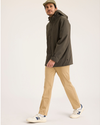 View of model wearing Harvest Gold Go Activeflex Chino, Slim Fit.
