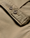 View of model wearing Harvest Gold Mechanic's Jacket, Regular Fit.