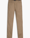 View of model wearing Harvest Gold Men's Slim Fit Original Chino Pants.