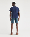 Back view of model wearing Indian Teal Men's Supreme Flex Modern Chino Short.