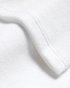 View of model wearing Lucent White Rib Tee, Slim Fit.