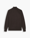 View of model wearing Mole Turtleneck Sweater, Regular Fit.