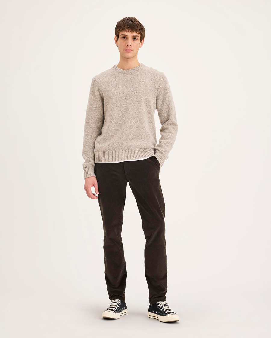 Front view of model wearing Mole Ultimate Chino Pants with Smart 360 Flex™, Skinny Fit.