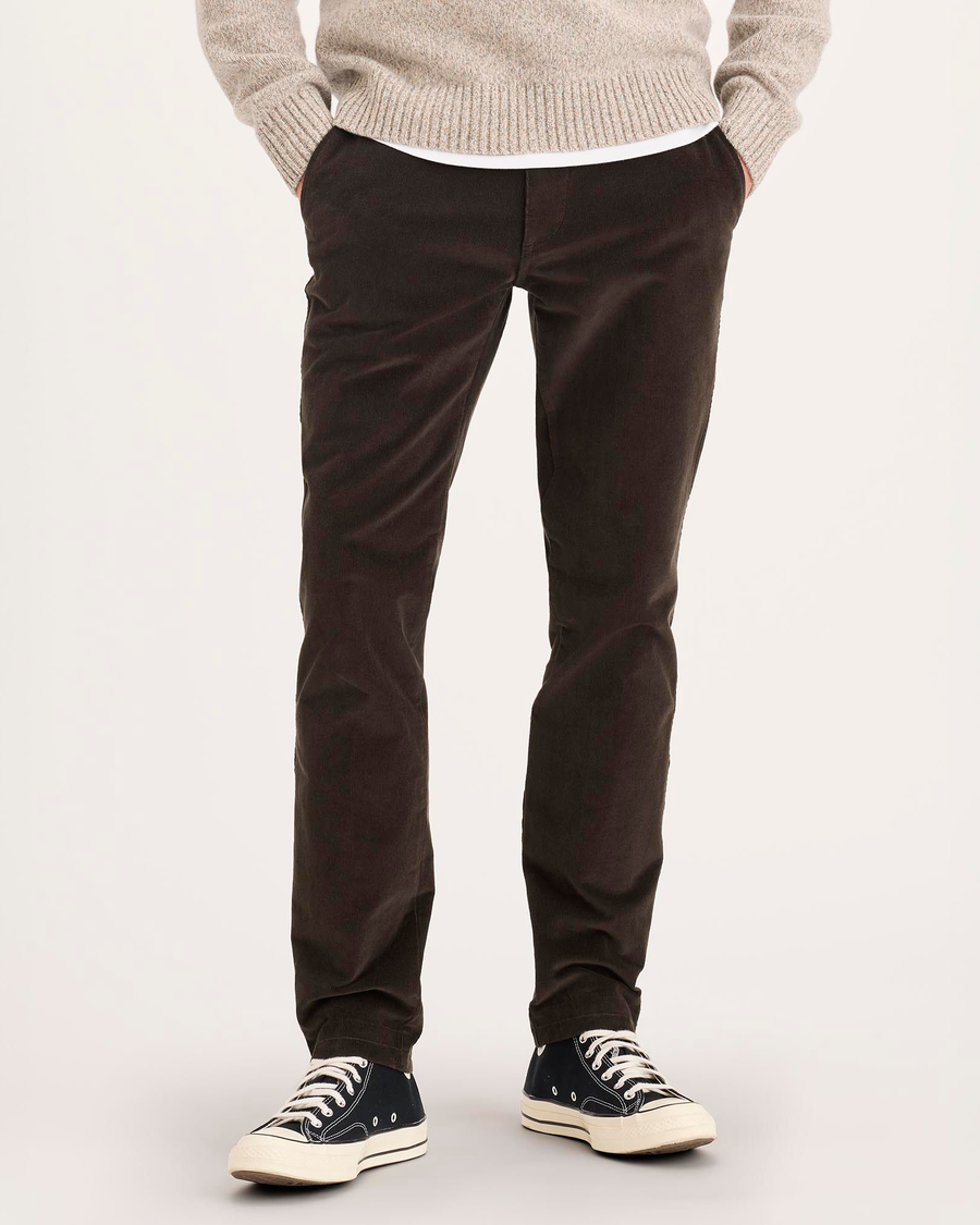 Front view of model wearing Mole Ultimate Chino Pants with Smart 360 Flex™, Skinny Fit.