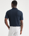 Back view of model wearing Navy Blazer Original Polo, Slim Fit.