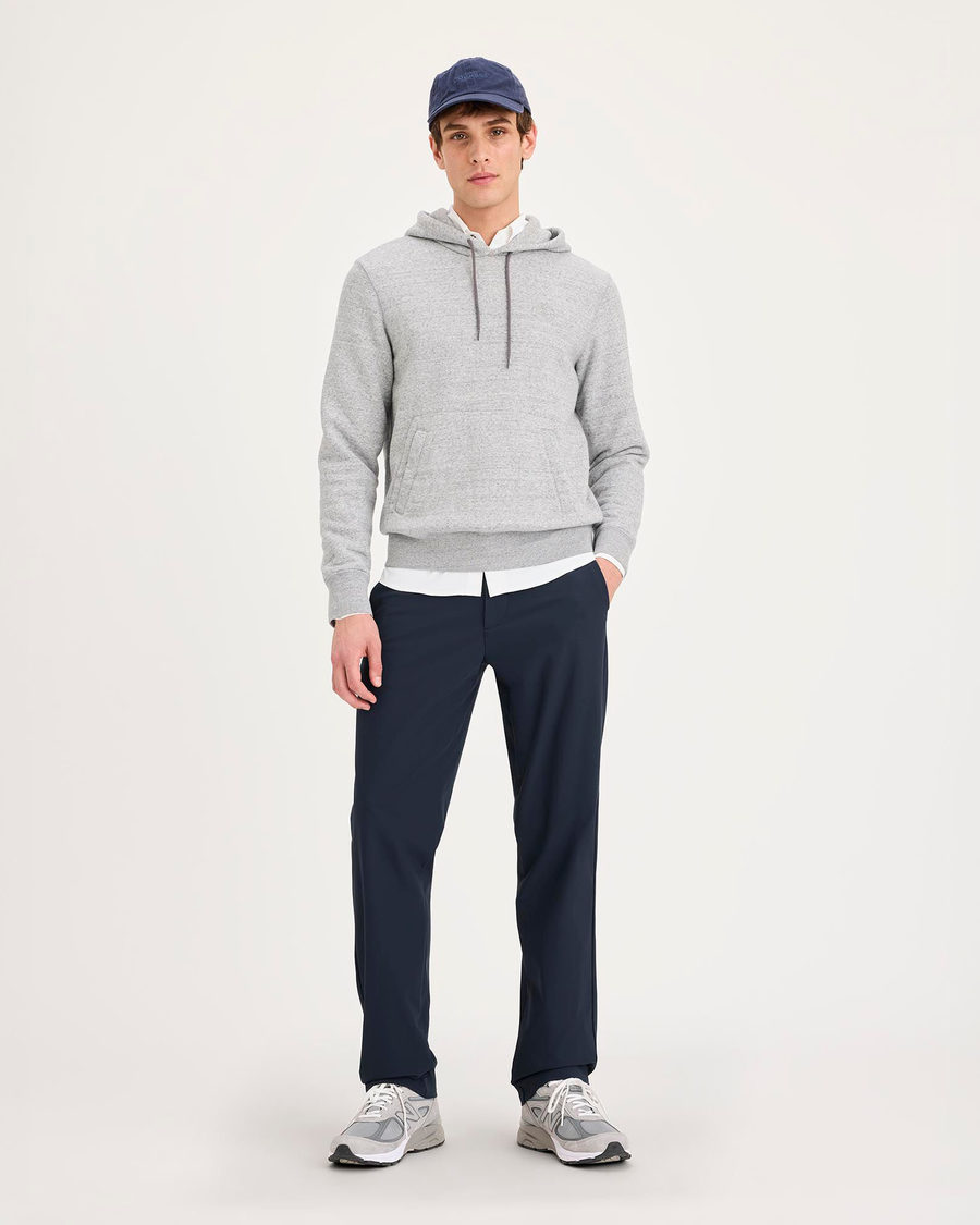 Front view of model wearing Navy Go Airweave Chino, Straight Fit.