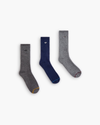 View of  Navymul Men's Knit Socks - 3 Pack.