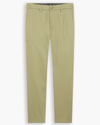 View of model wearing New British Khaki Signature Iron Free Khakis, Skinny Fit with Stain Defender®.