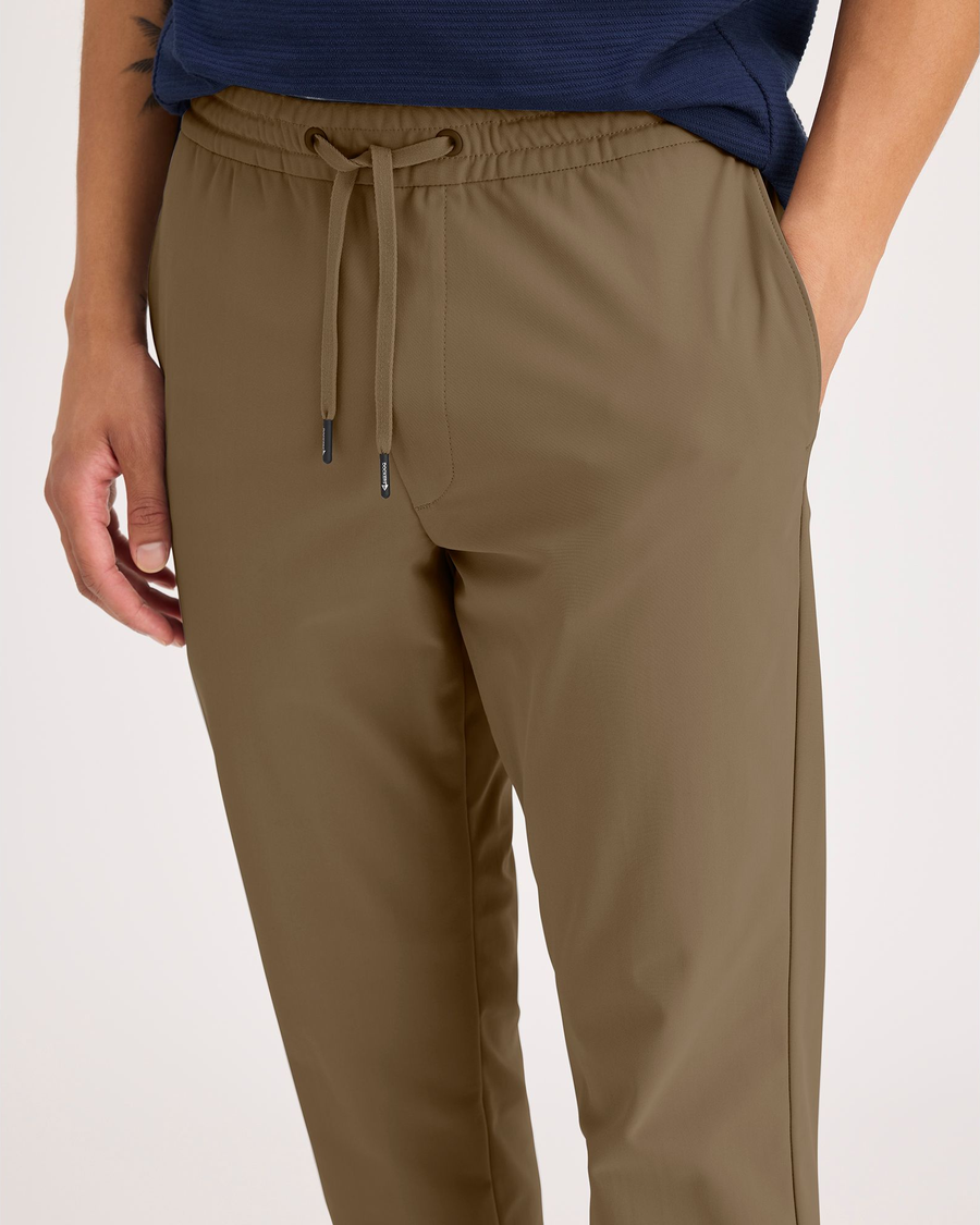 View of model wearing Otter Go Jogger, Slim Fit with Airweave.