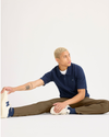 View of model wearing Otter Go Jogger, Slim Fit with Airweave.