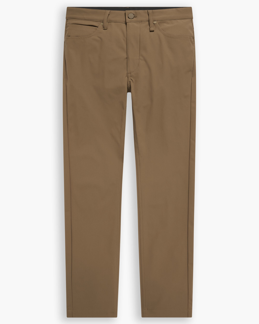 View of model wearing Otter Go Pant, Slim Fit with Airweave.