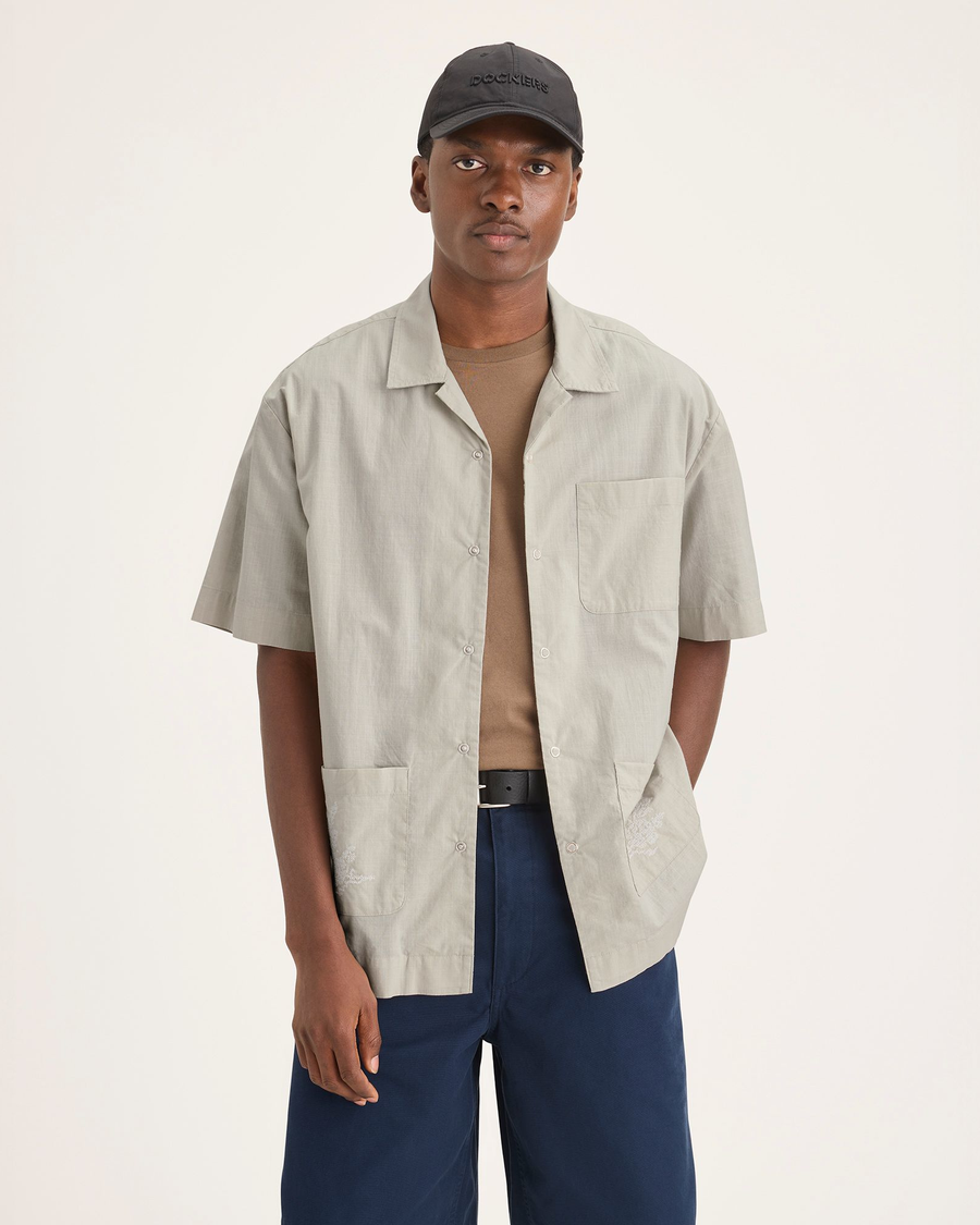 Front view of model wearing Palora Moonstruck Eighty-Six Shirt, Relaxed Fit.