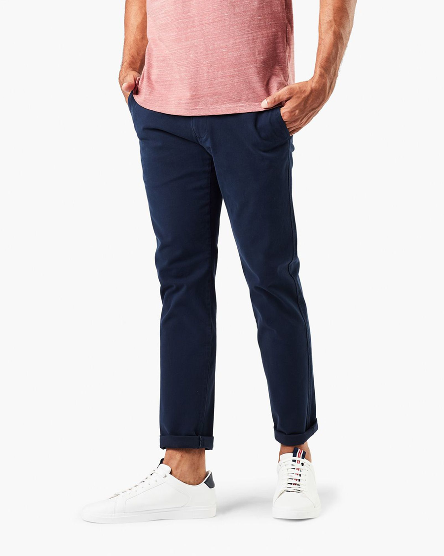 Front view of model wearing Pembroke Ultimate Chinos, Skinny Fit.