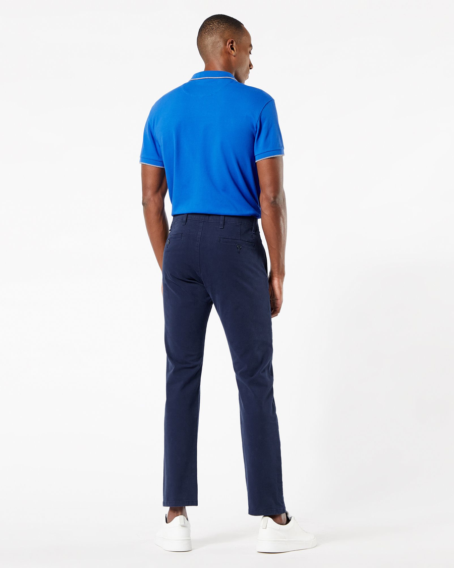 Back view of model wearing Pembroke Ultimate Chinos, Slim Fit.