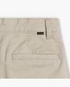 View of model wearing Sahara Khaki Chino Skirt.