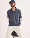 View of model wearing Sahara Khaki Go Activeflex Chino, Skinny Fit.