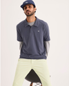 View of model wearing Sahara Khaki Go Activeflex Chino, Skinny Fit.