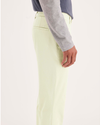 Side view of model wearing Sahara Khaki Go Activeflex Chino, Skinny Fit.